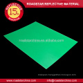 Specialized acrylic reflective sheeting for roadway safety badge